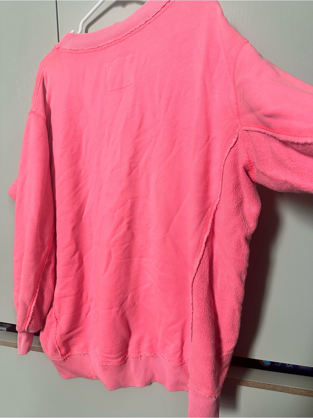 aerie Pink V-Neck Pullover Sweater - Picture 2 of 4